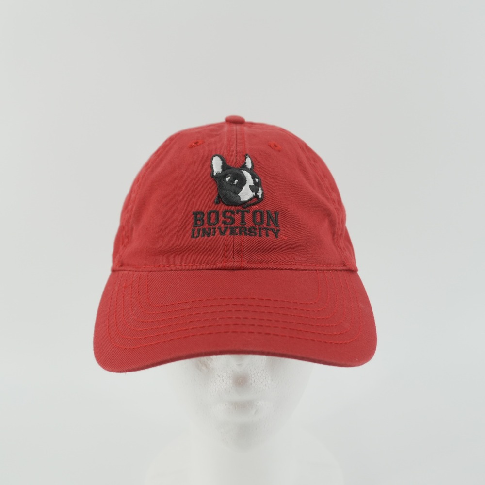 Legacy Baseball Cap Boston Dog Red Boston University Rhett Mascot Strapback Hat
